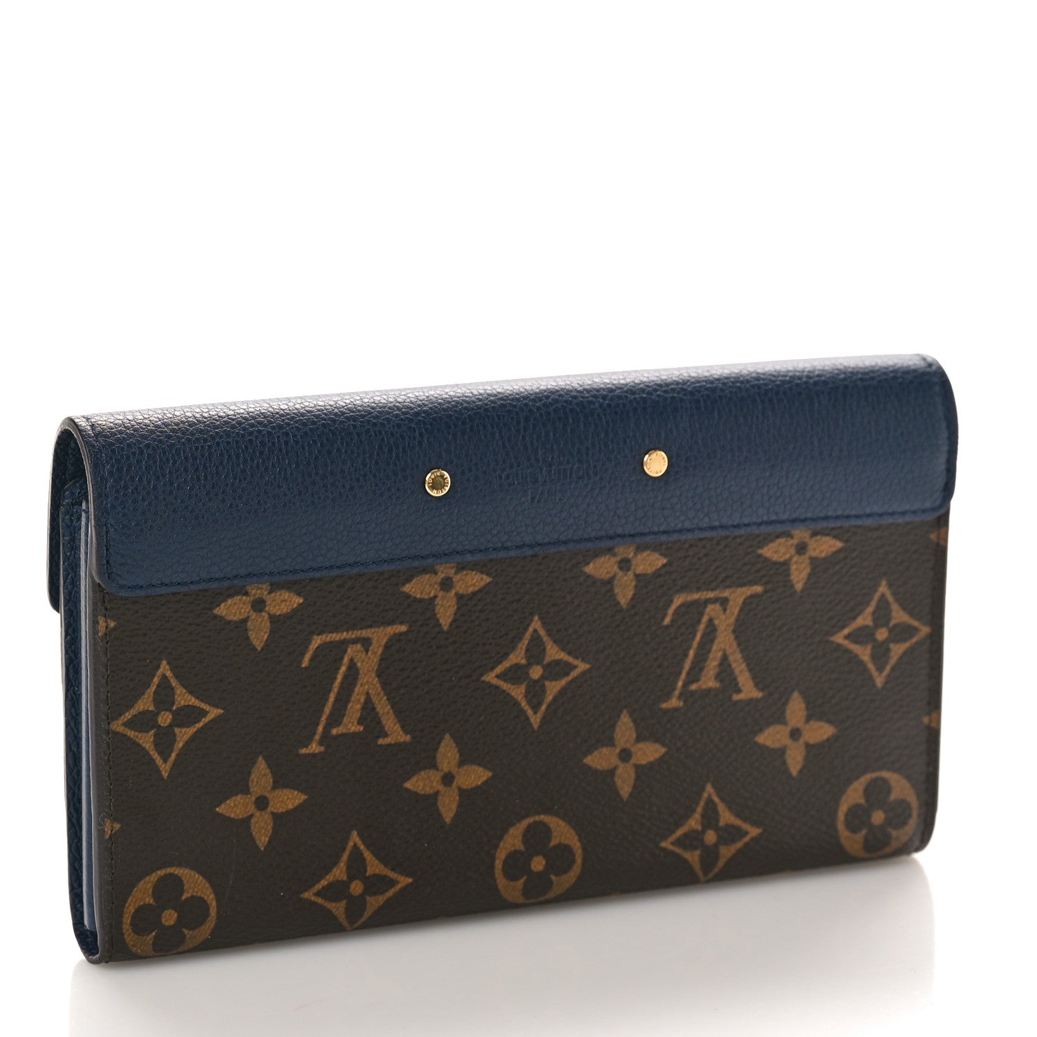 Louis Vuitton Monogram Pallas Wallet Blue Marine 3 of 7