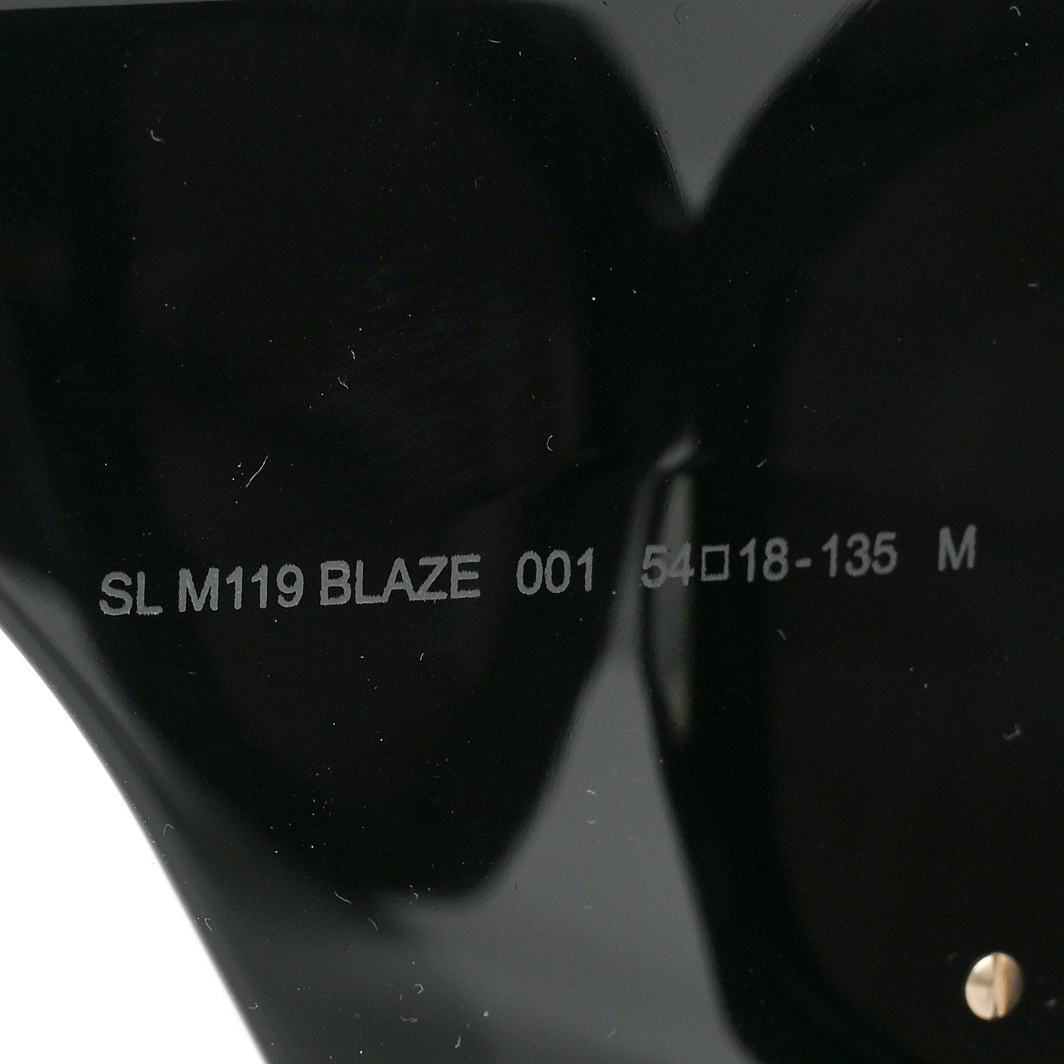 Saint Laurent Acetate Blaze Sunglasses SL M119 Black 6 of 9