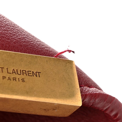 Saint Laurent Calfskin Medium Suzanne Hobo Black 12 of 14