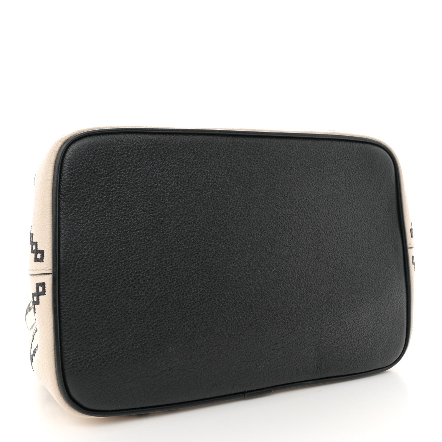 Louis Vuitton Empreinte Monogram Giant Broderies Neonoe MM Cream Black 4 of 13