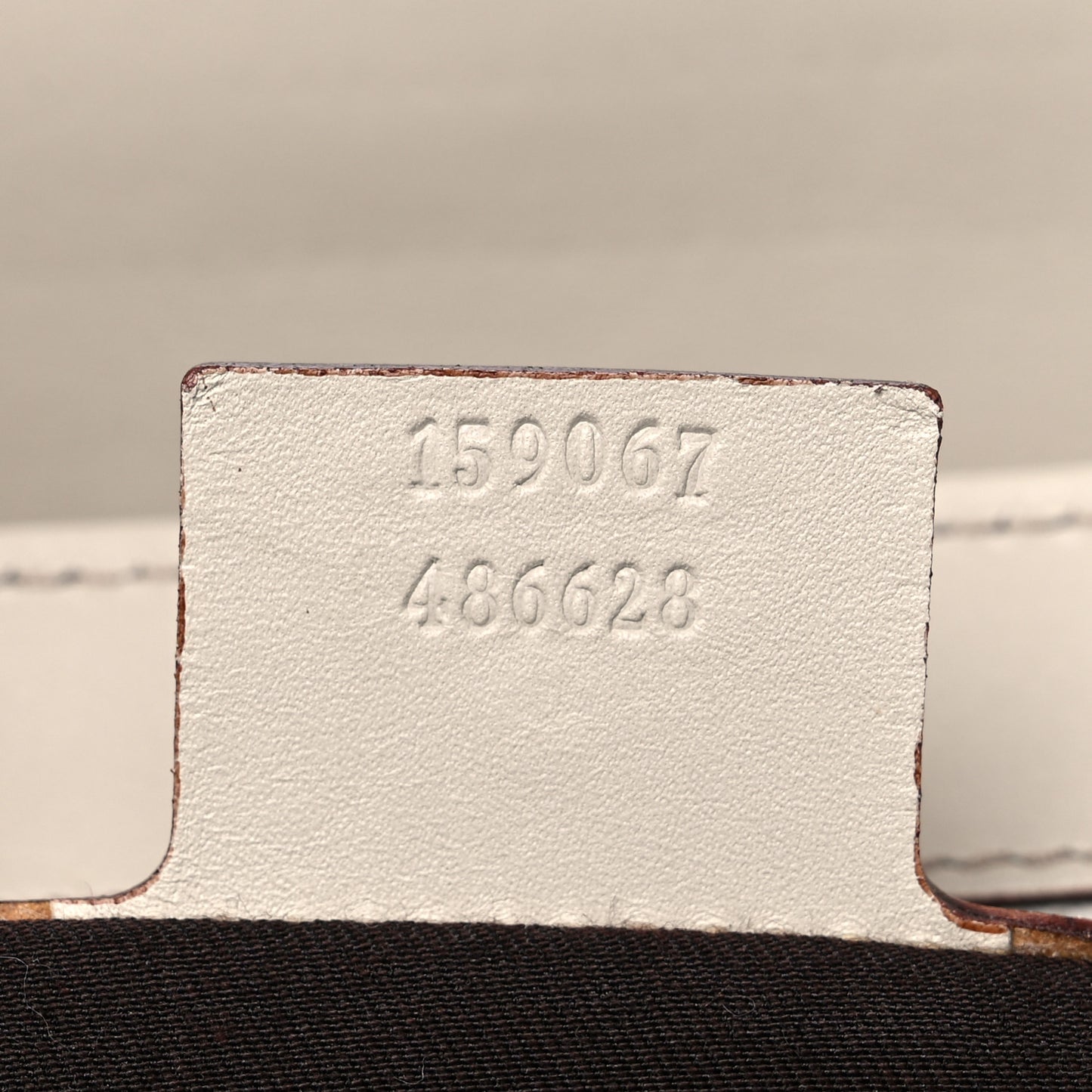 Guccissima Peggy Bamboo Top Handle Bag Mystic White