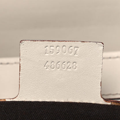 Gucci Guccissima Peggy Bamboo Top Handle Bag Mystic White 6 of 13