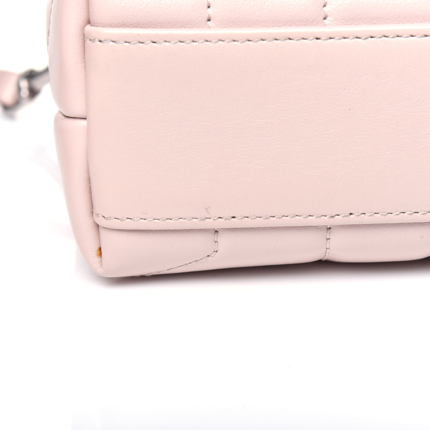 Saint Laurent Calfskin Y Quilted Monogram Toy Loulou Crossbody Bag Marble Pink 13 of 14