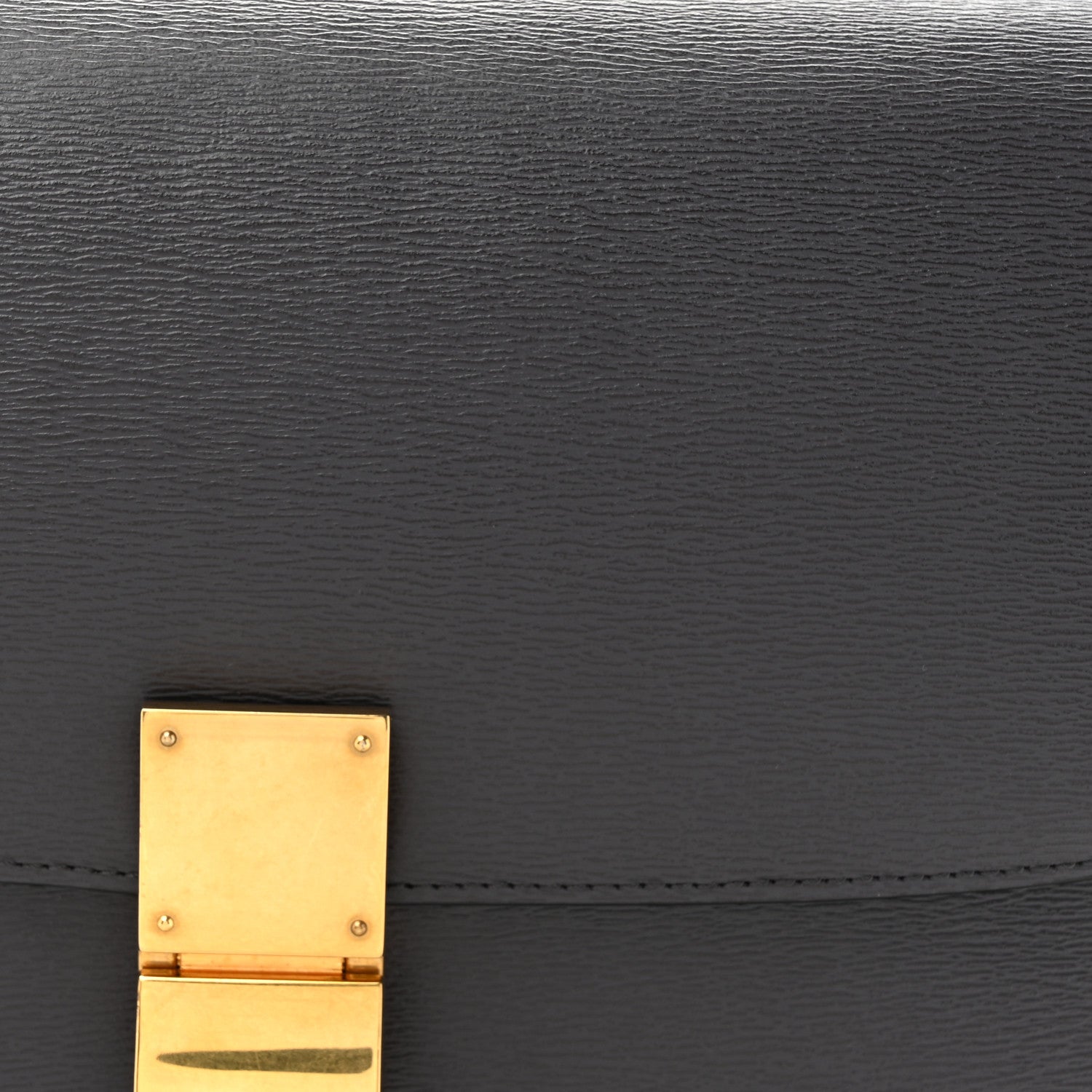 Celine Liege Calfskin Medium Classic Box Flap Bag Liquorice 9 of 11