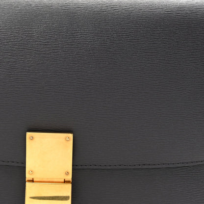 Celine Liege Calfskin Medium Classic Box Flap Bag Liquorice 9 of 11