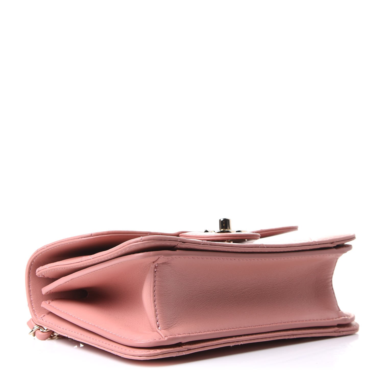 Chanel Calfskin Quilted Coco Lady Flap Dark Pink 4 of 11