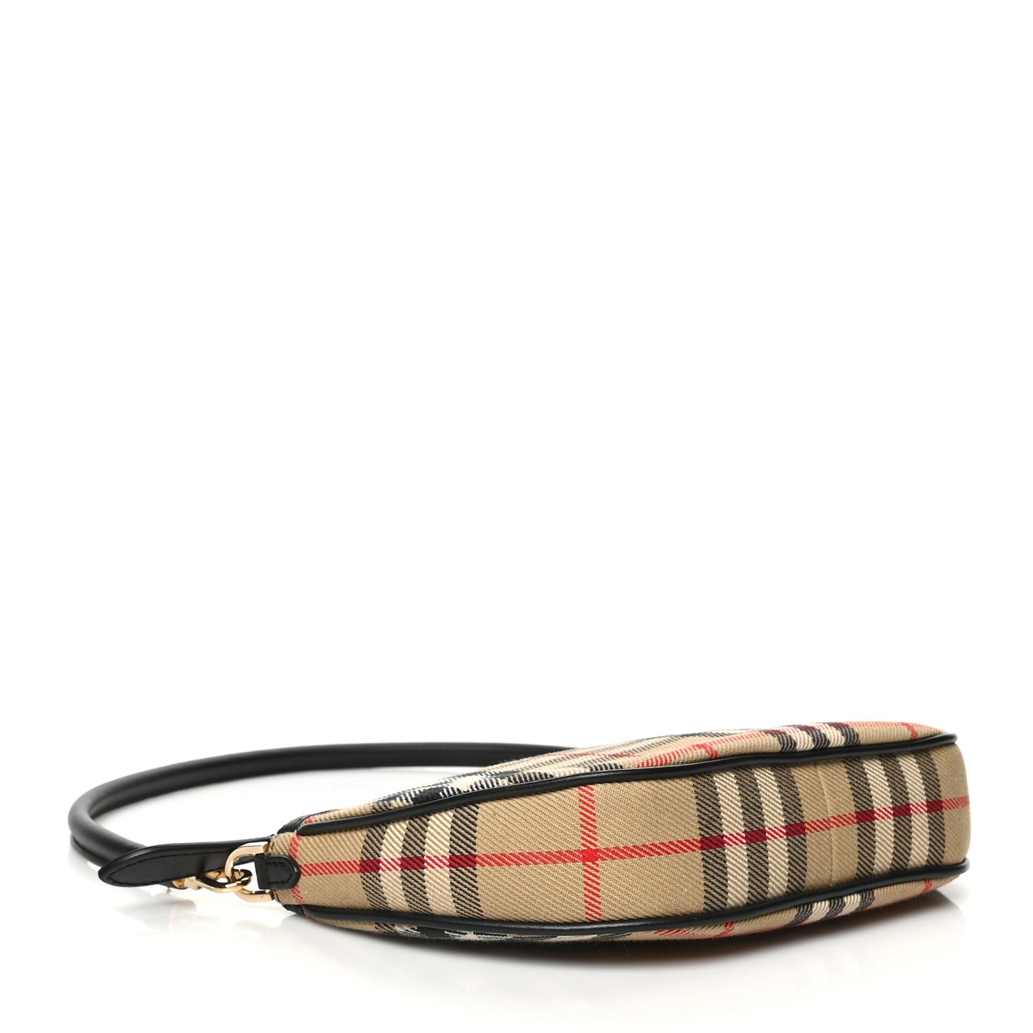 Burberry Vintage Check Calfskin Olympia Pouch Archive Beige 4 of 6