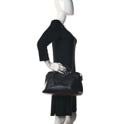 Fendi Vitello Dolce Large By The Way Boston Bag Black 2 of 35