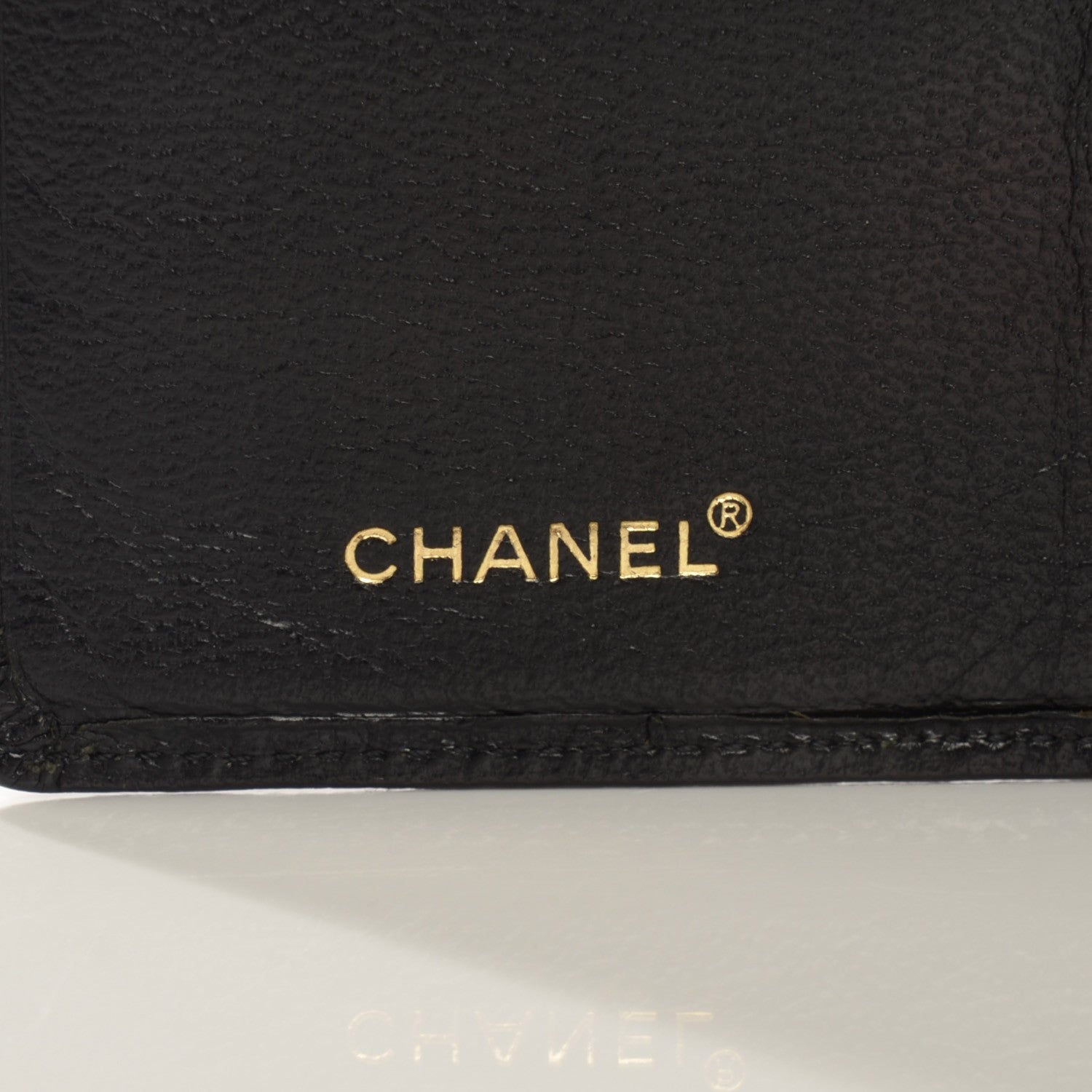 Chanel Goatskin CC Yen Wallet Black 6 of 8