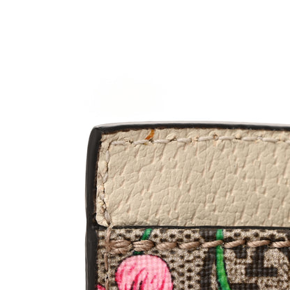 Gucci GG Supreme Monogram Flora Textured Calfskin Small Padlock Tote Beige Ebony Multicolor Mystic White 11 of 12