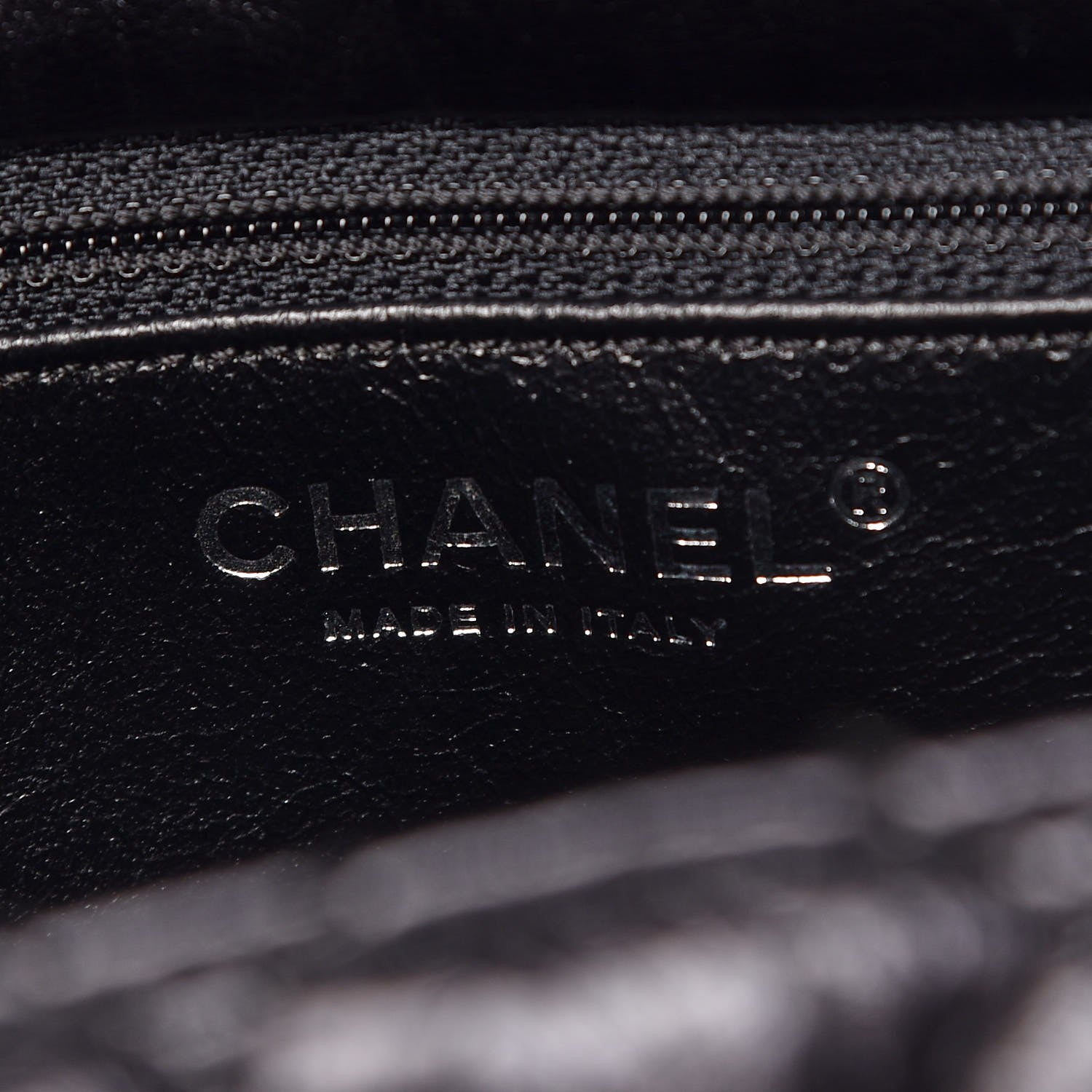 Chanel Metallic Aged Calfskin Quilted Reissue 2.55 Accordion Flap Black 7 of 8