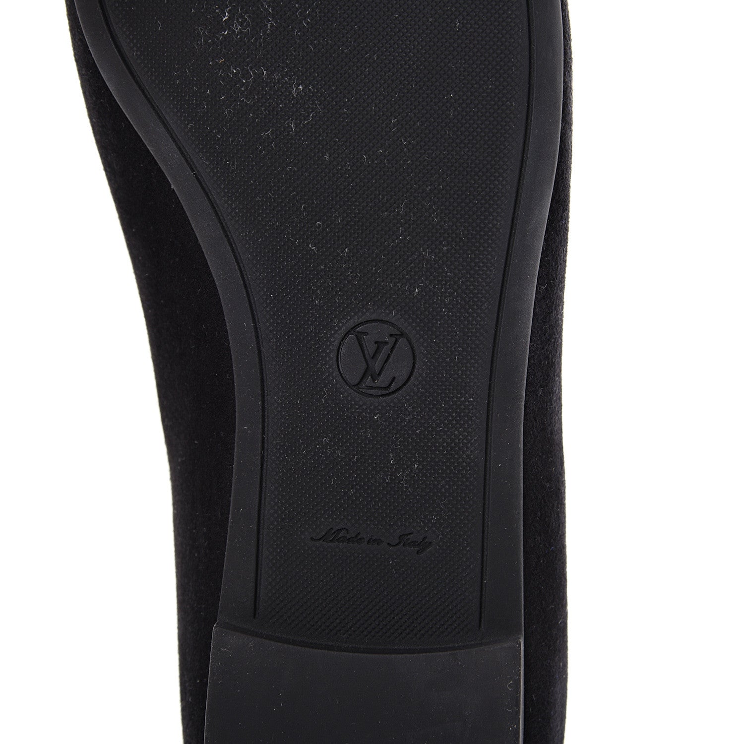 Louis Vuitton Suede Monogram Uniformes Ballet Flats 41 Black 6 of 11