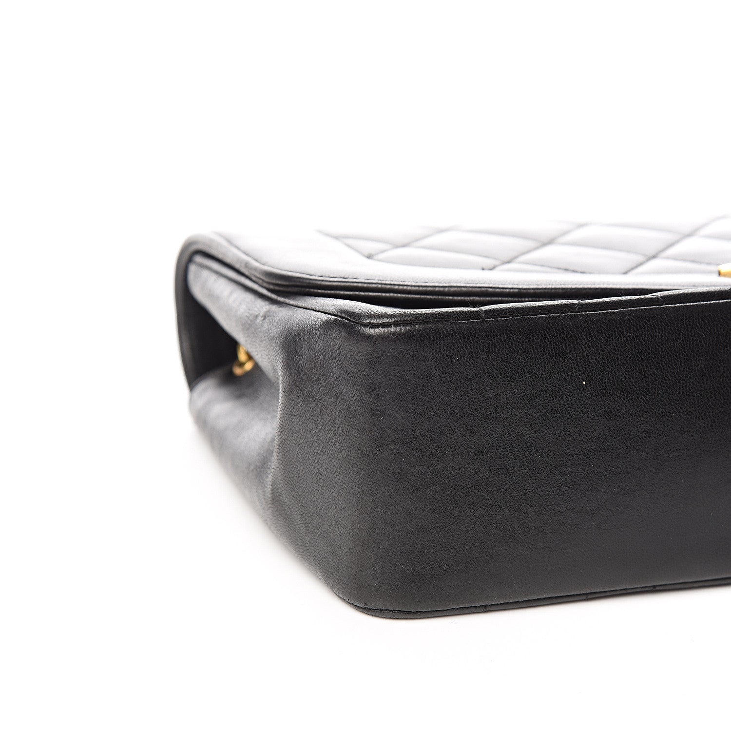 Chanel Lambskin Quilted Medium Single Flap Black 10 of 12