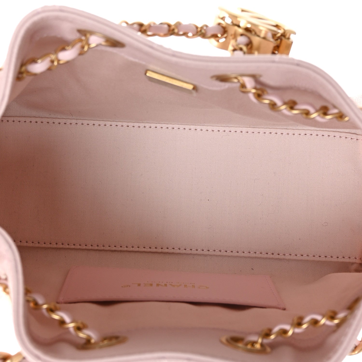 Chanel Caviar Quilted Mini Chanel 25 Handbag Light Pink 5 of 11