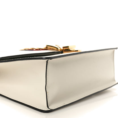 Gucci Calfskin Small Sylvie Shoulder Bag White 8 of 11