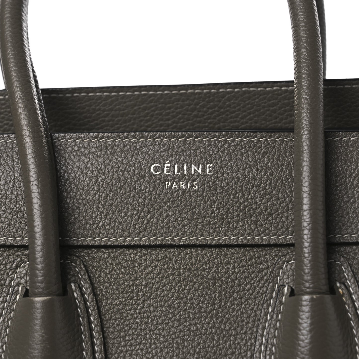 Drummed Calfskin Micro Luggage Souris