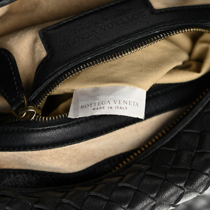 Bottega Veneta Nappa Intrecciato Pyramid Hobo Black 7 of 11