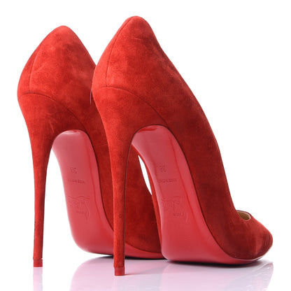 Christian Louboutin Veau Velours So Kate 120 Pumps 39 Loubi 4 of 9