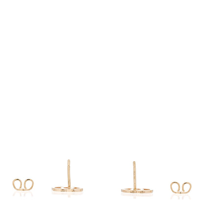 Gucci 18K Yellow Gold GG Tissue Stud Earrings 3 of 5