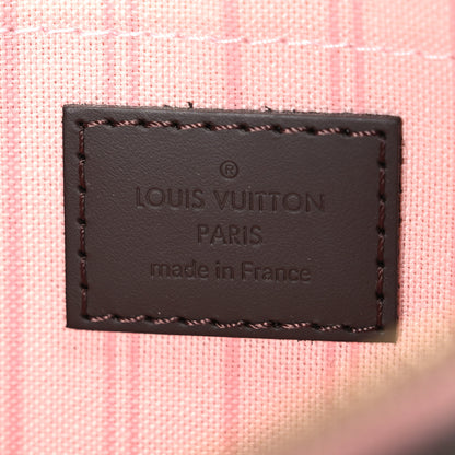 Louis Vuitton Damier Ebene Neverfull MM GM Pochette Rose Ballerine 6 of 7