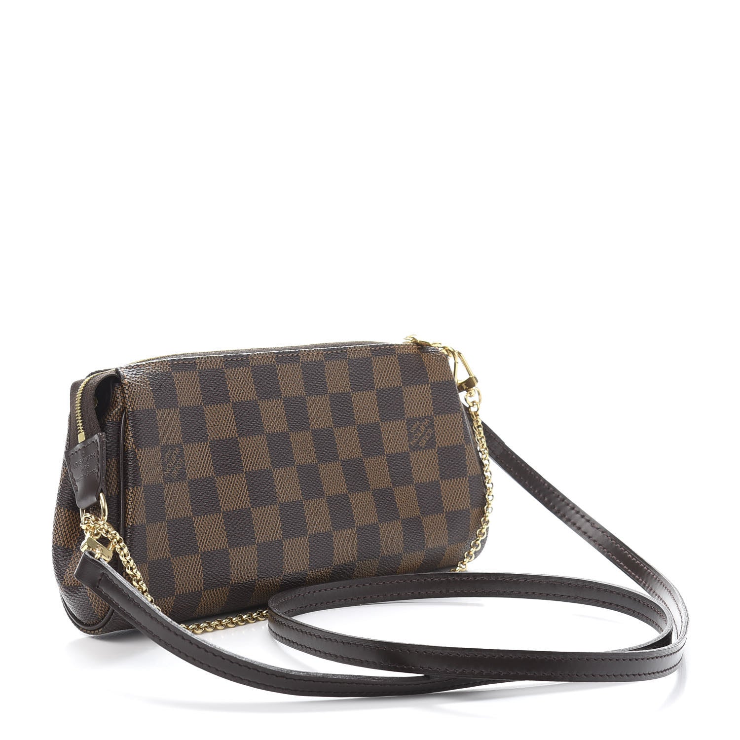 Louis Vuitton Damier Ebene Eva Clutch 3 of 11