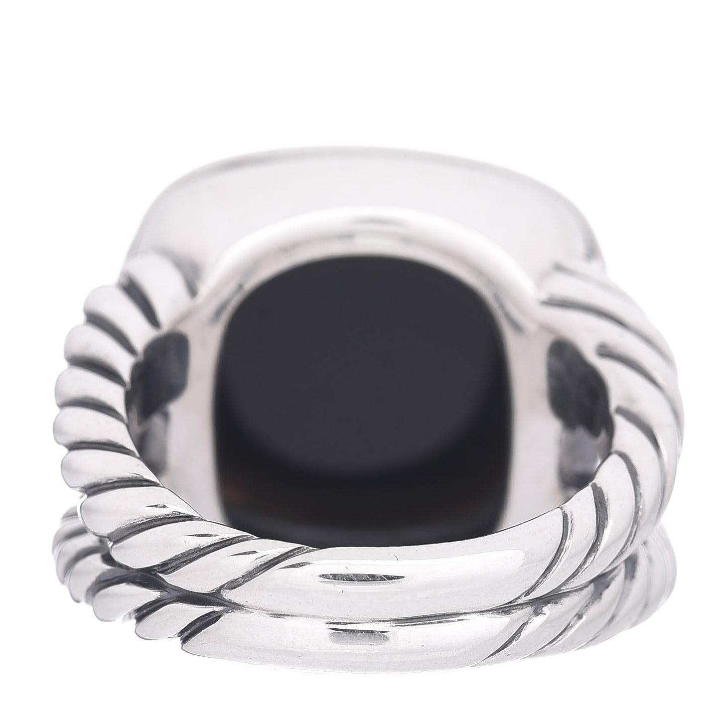 Sterling Silver Black Onyx 14mm Albion Ring 54 6.75