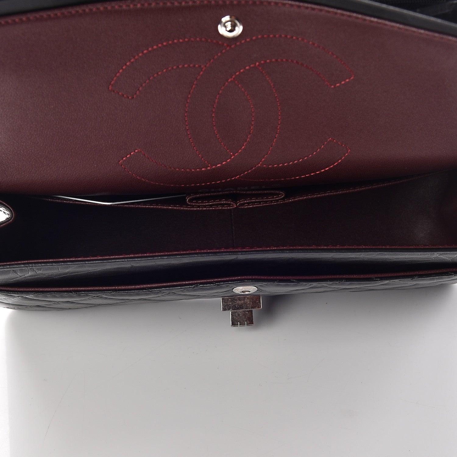 Chanel Aged Calfskin Quilted 2.55 Reissue 226 Flap Black 7 of 10