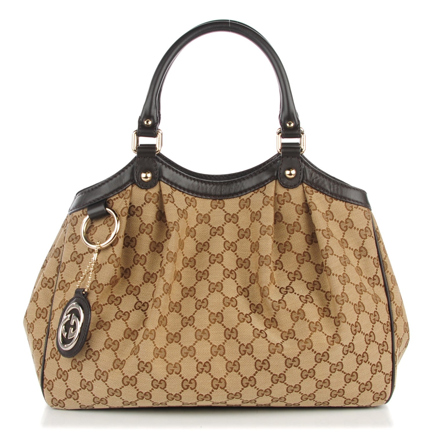 Gucci Monogram Medium Sukey Tote Dark Brown 1 of 7
