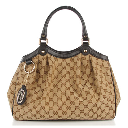 Gucci Monogram Medium Sukey Tote Dark Brown 1 of 7