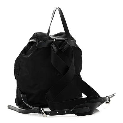 Prada Tessuto Nylon Soft Calfskin Backpack Black 3 of 10