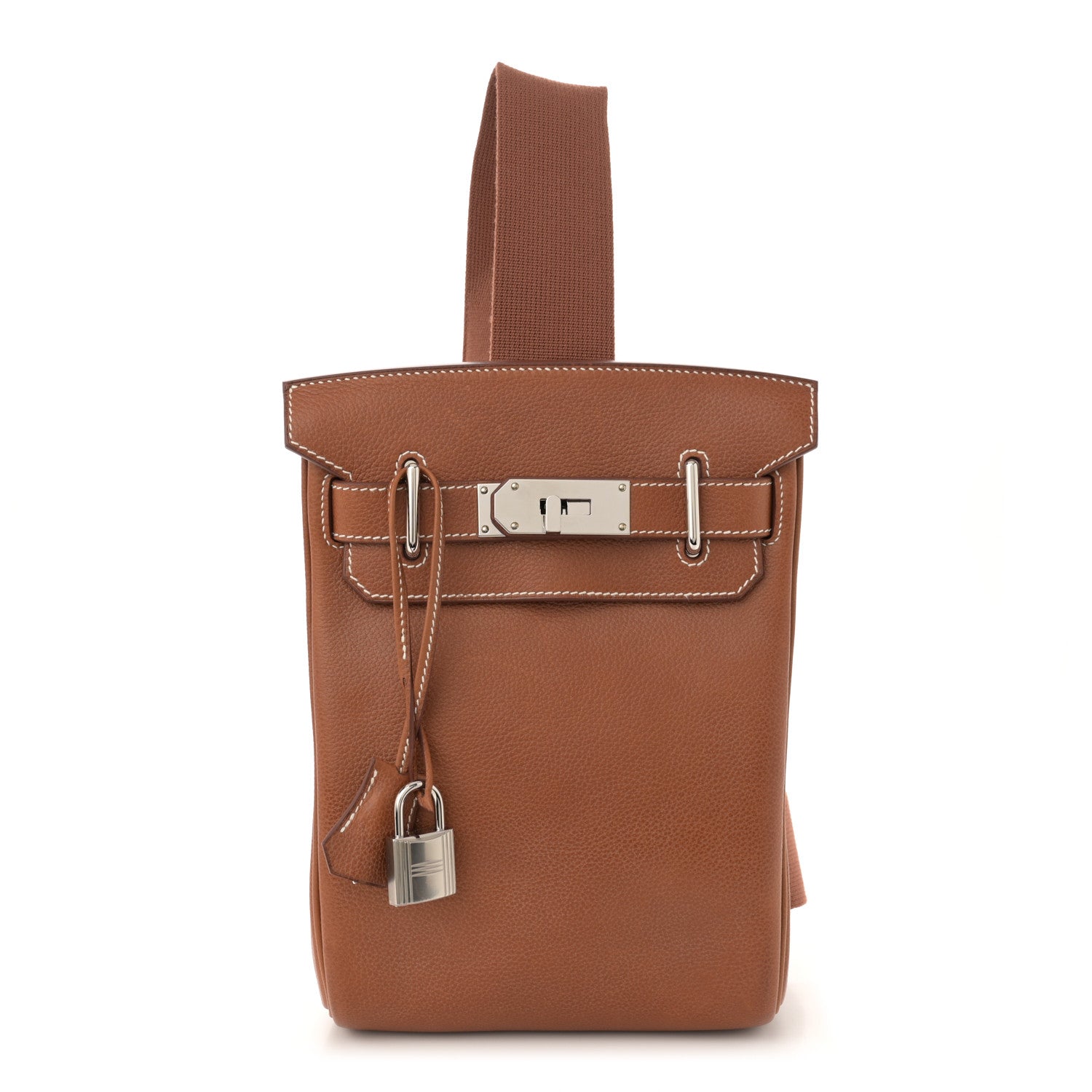 Hermes Natural Barenia Faubourg Hac A Dos PM Backpack Fauve 1 of 13