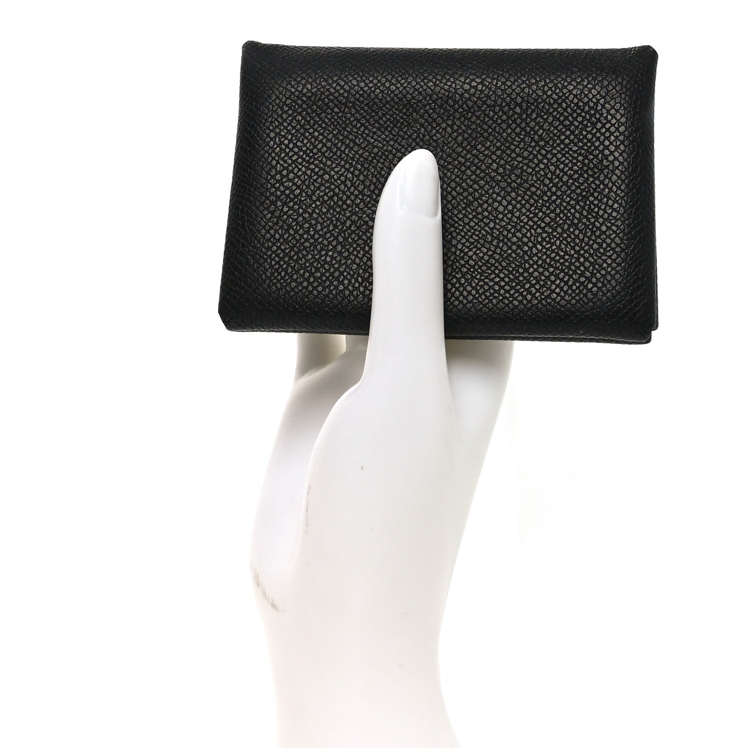 Hermes Epsom Calvi Duo Card Case Black 2 of 8