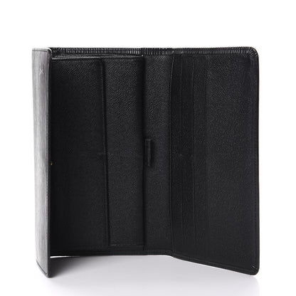 Louis Vuitton Epi Porte Tresor International Wallet Black 5 of 7