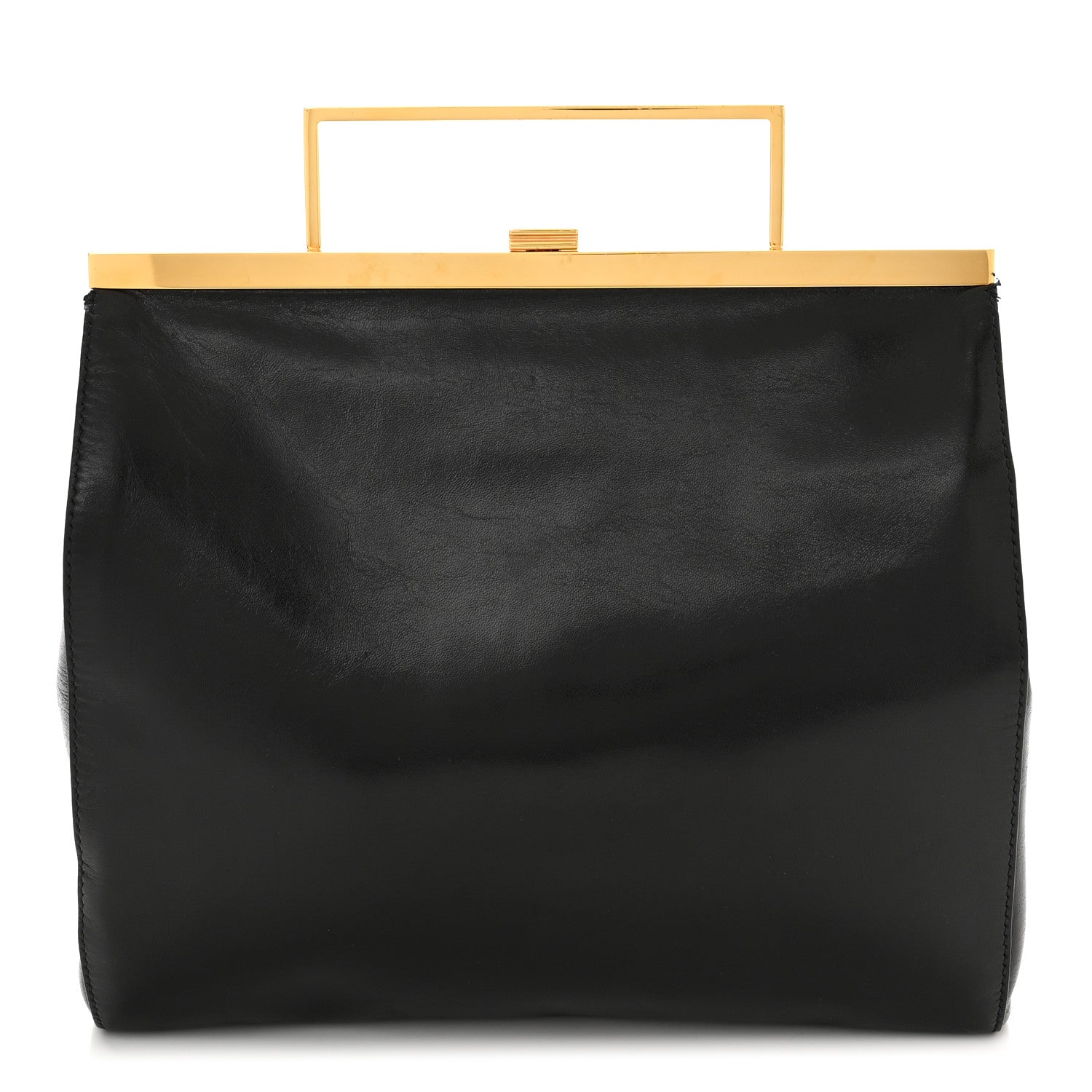 The Row Glossy Nappa Long Harper Black 1 of 14