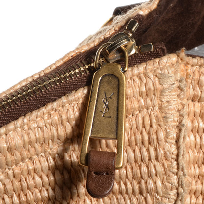 Saint Laurent Straw Raffia Large Downtown Brown 9 of 9