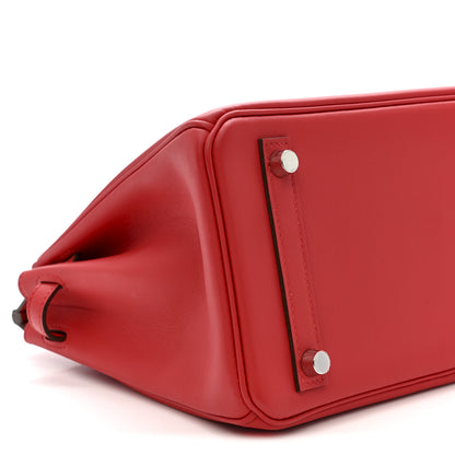 Hermes Swift Birkin 25 Rouge Piment 9 of 12