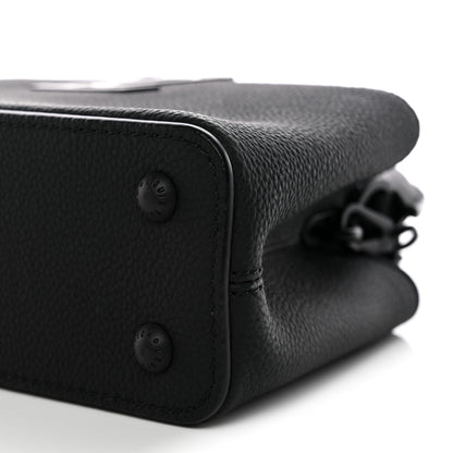 Louis Vuitton Matte Taurillon Capucines East West Mini All Black 10 of 10