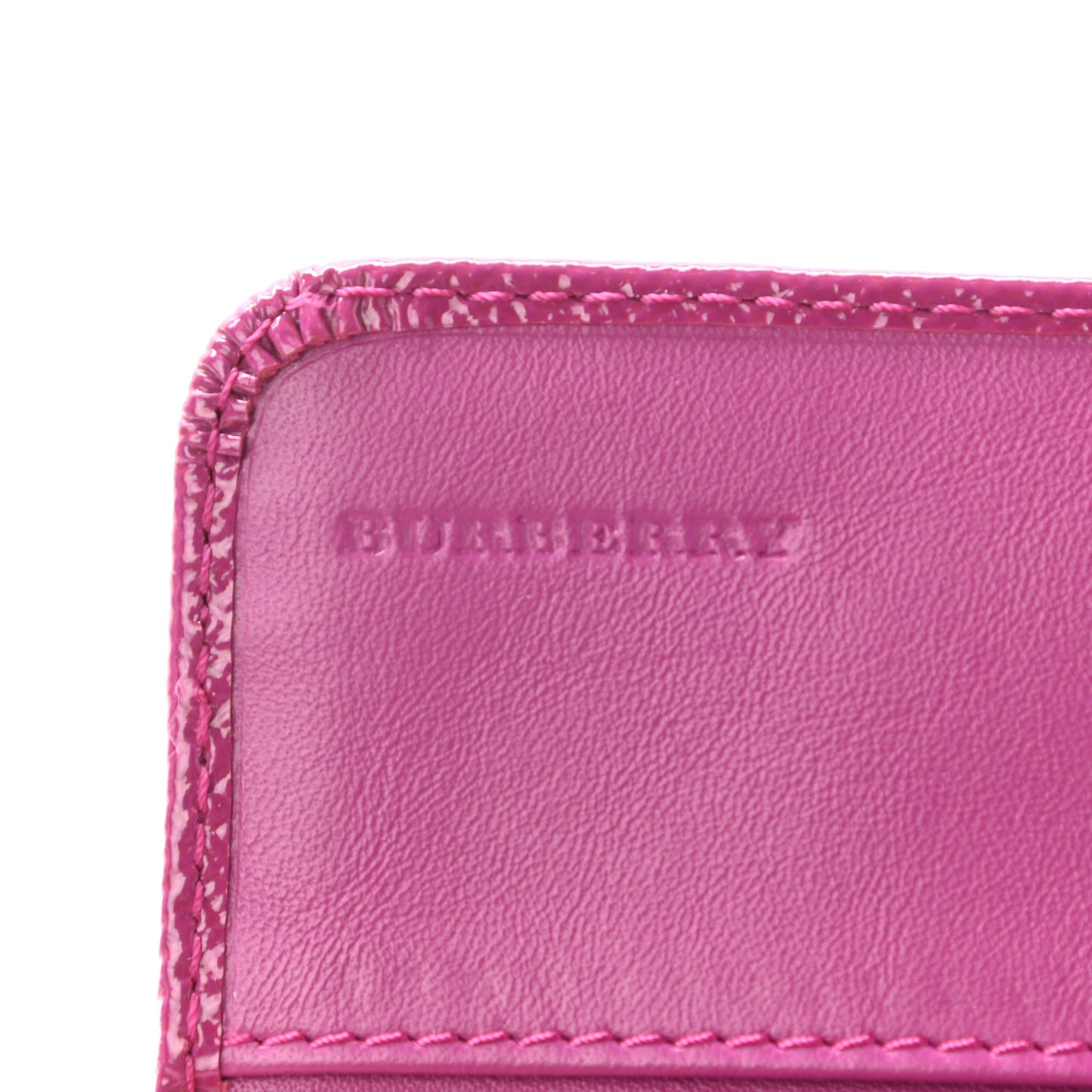 Patent Heritage Grain Penrose Continental Wallet Pink