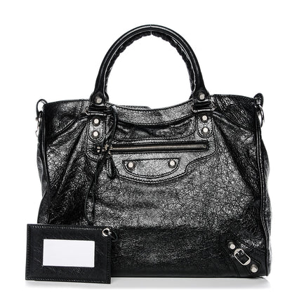 Balenciaga Agneau Giant 12 Silver Hardware Velo Black 1 of 8
