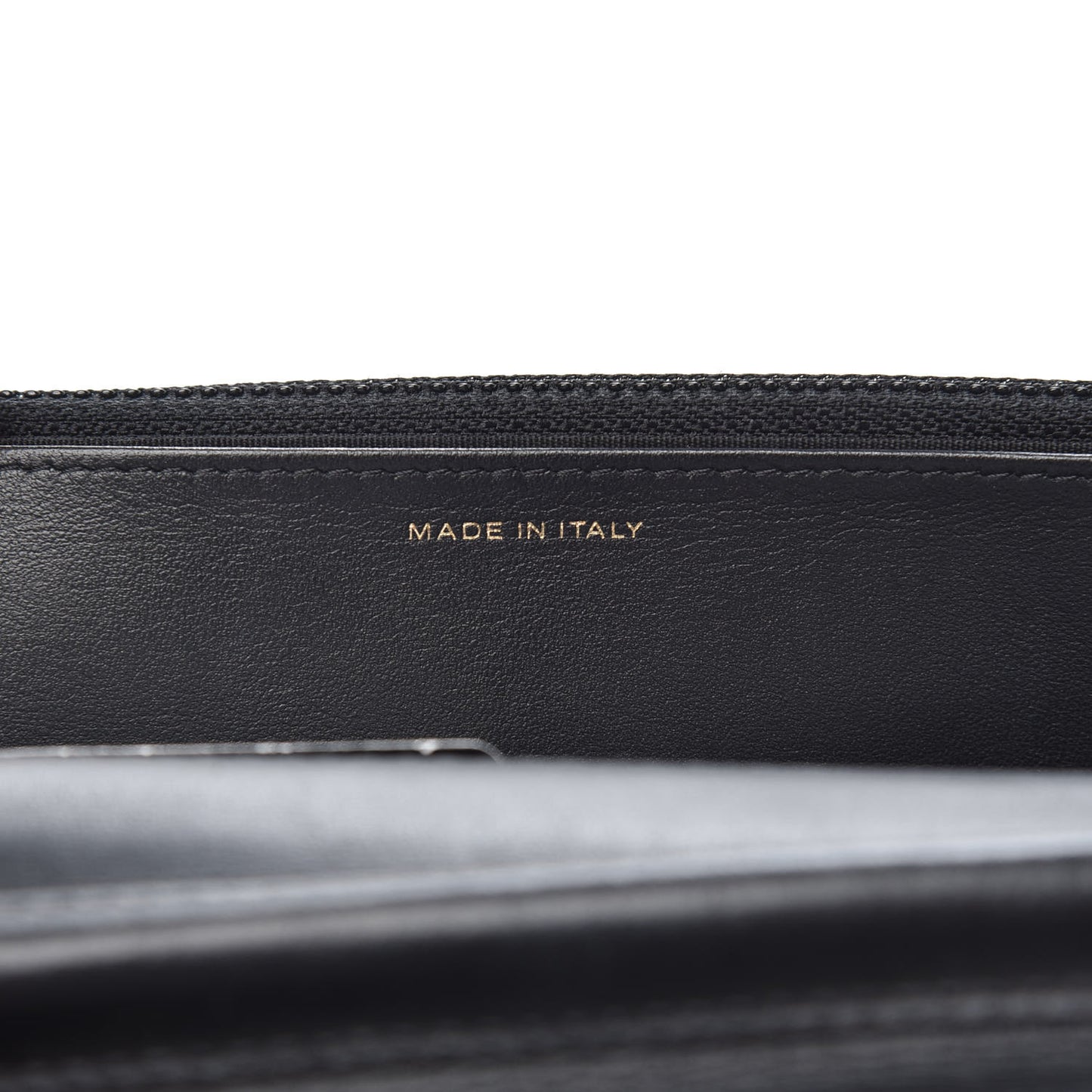 Caviar Quilted Boy Wallet On Chain WOC Black