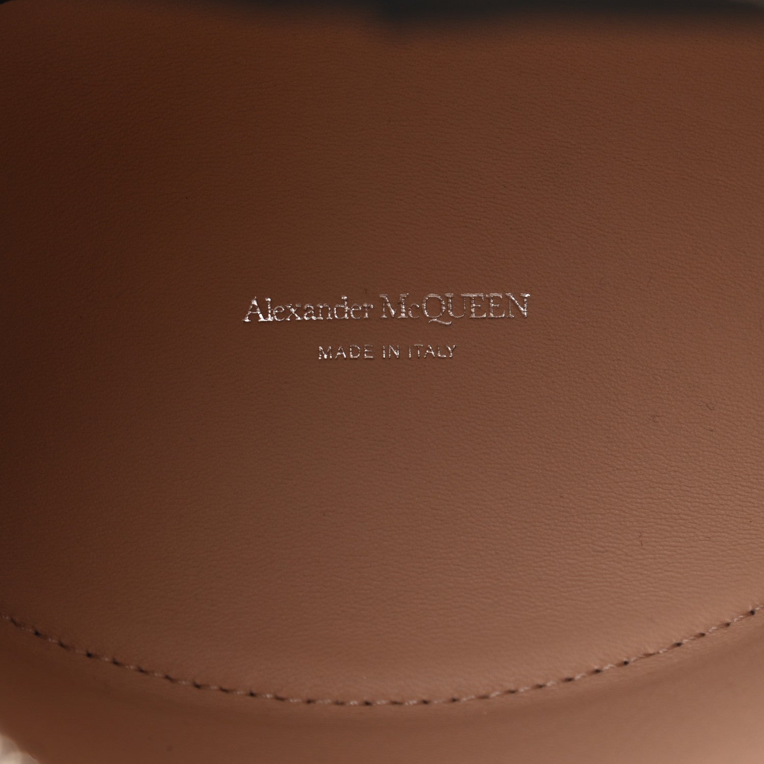 Alexander McQueen Calfskin The Curve Pouch Black 7 of 9