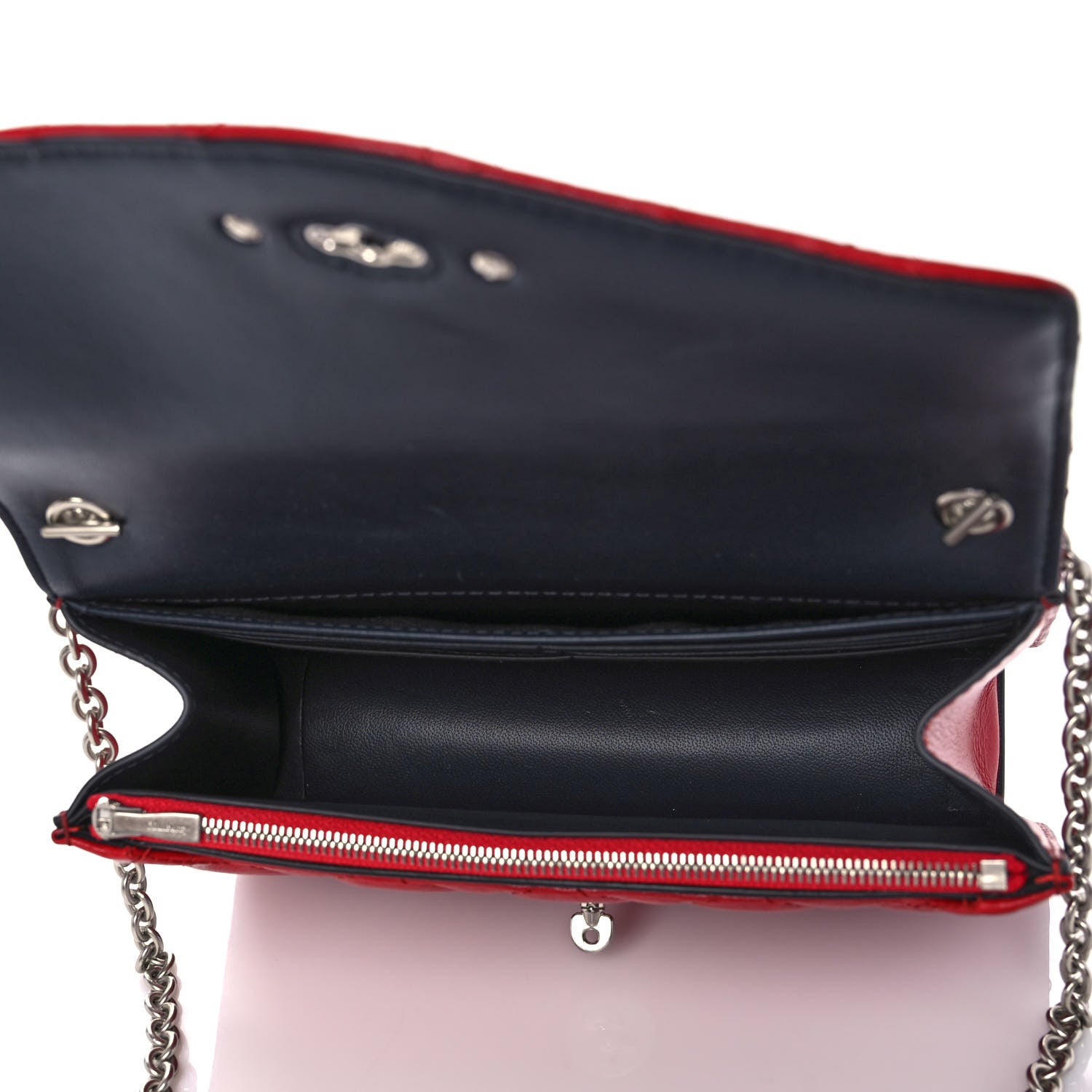 Mulberry Shiny Buffalo Quilted Mini Darley Shoulder Bag Red 5 of 14