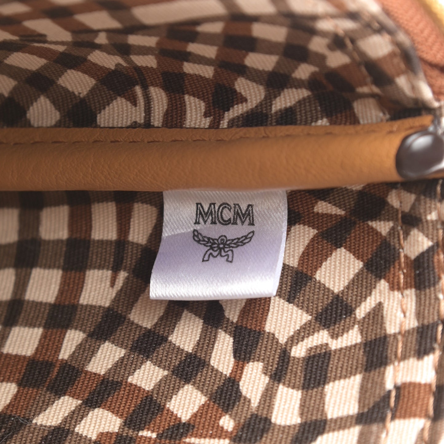 Visetos Liz Shopper Tote Pouch Cognac