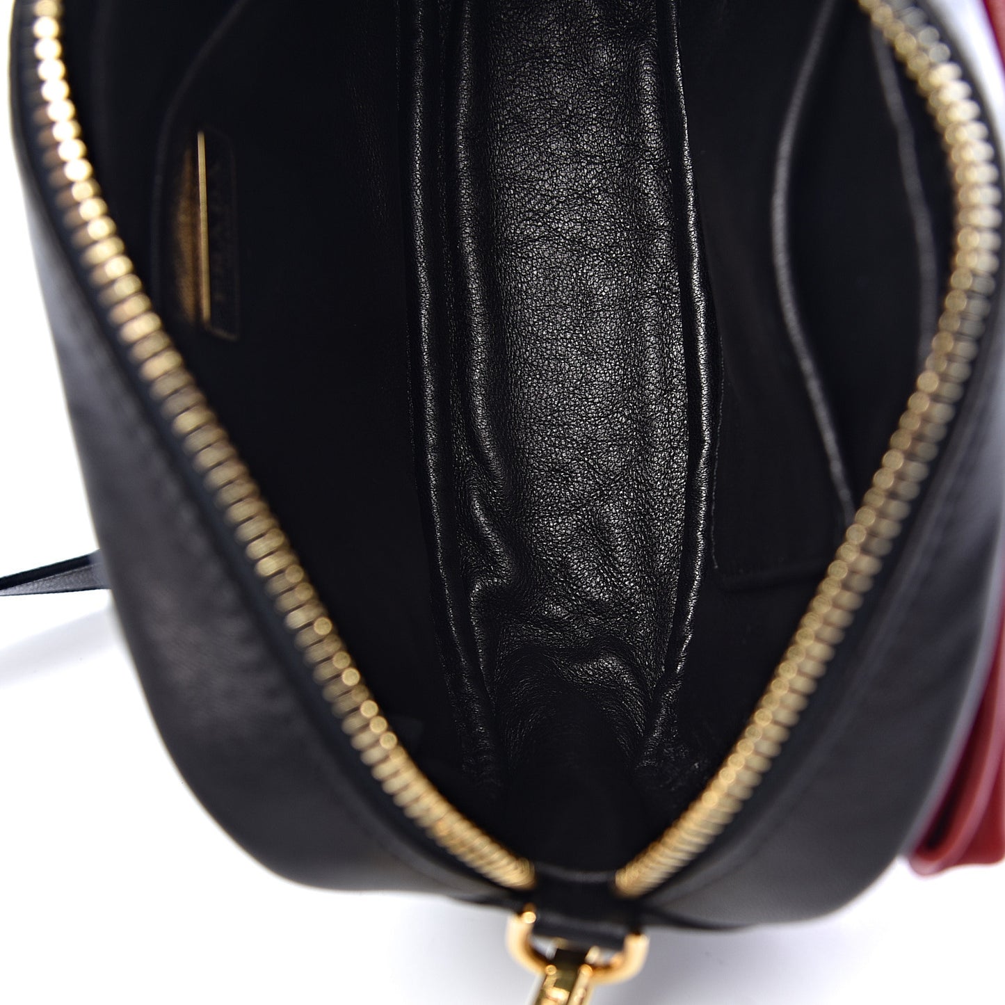 Nappa Fiocco Bow Crossbody Clutch Black Fuoco