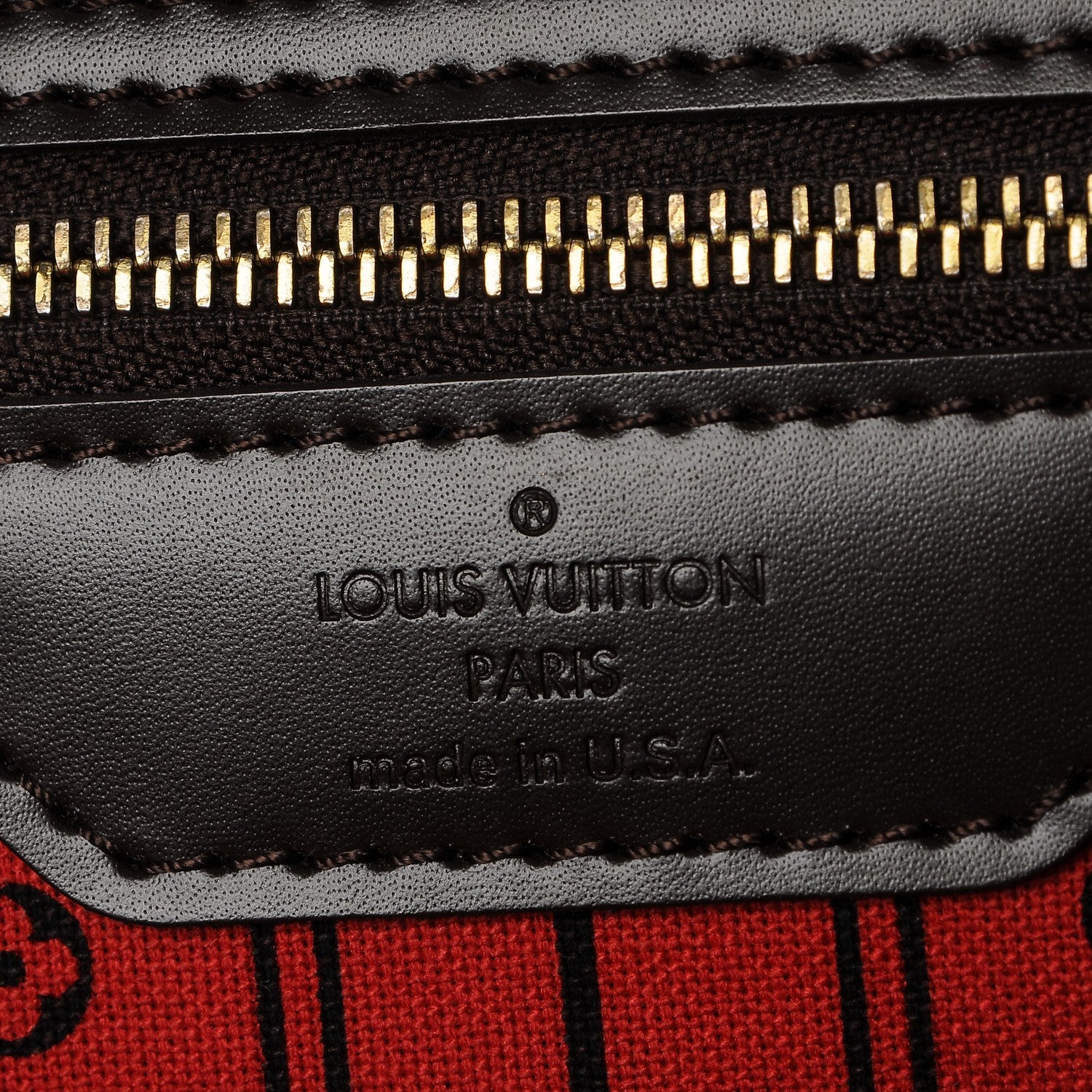 Louis Vuitton Damier Ebene Neverfull MM 6 of 7