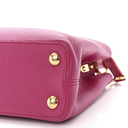 Louis Vuitton Taurillon Capucines BB Hibiscus Flamingo 9 of 9