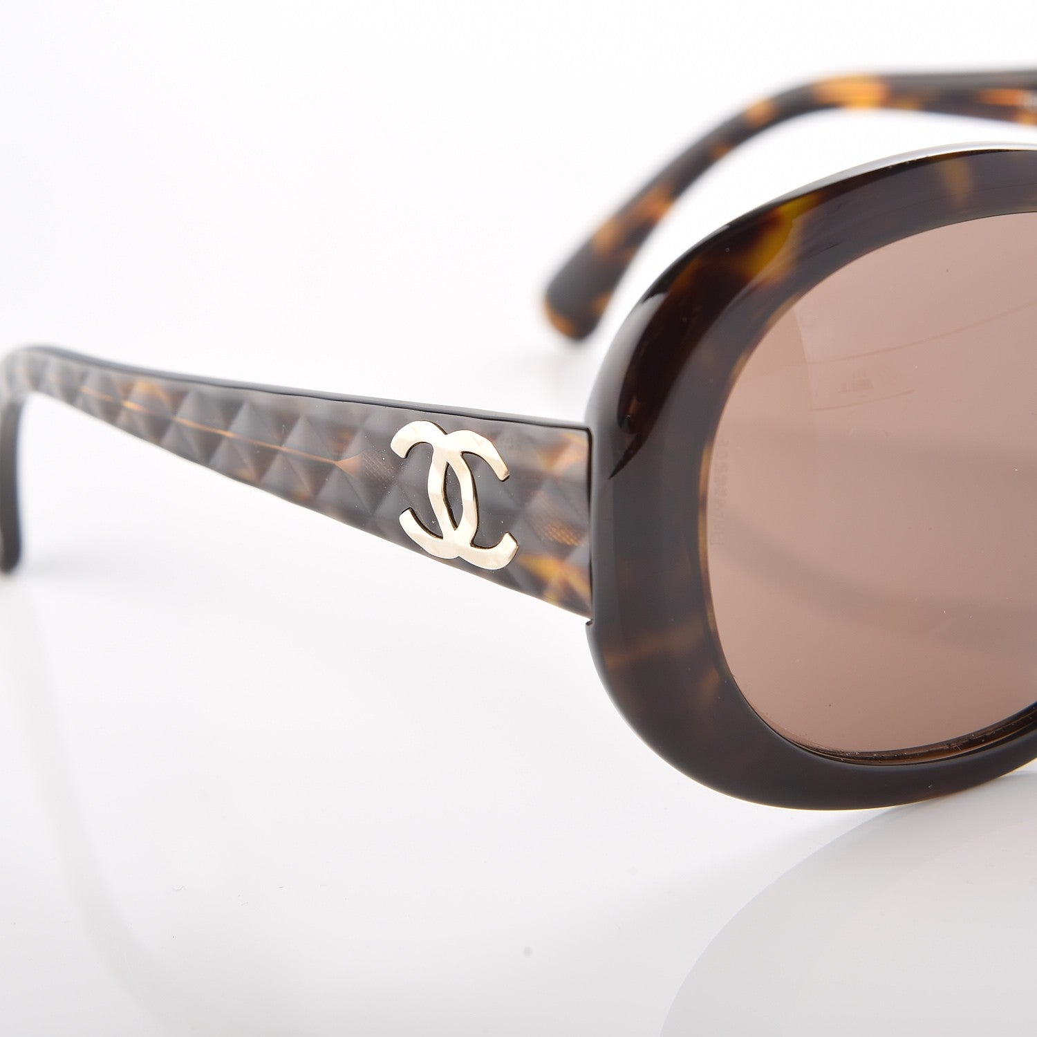 Chanel Quilted CC Sunglasses 5188 Tortoise 8 of 10