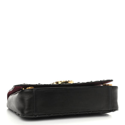 Marc Jacobs Natural Grain Calfskin Quilted Double J Quilted Bag Black 3 of 9