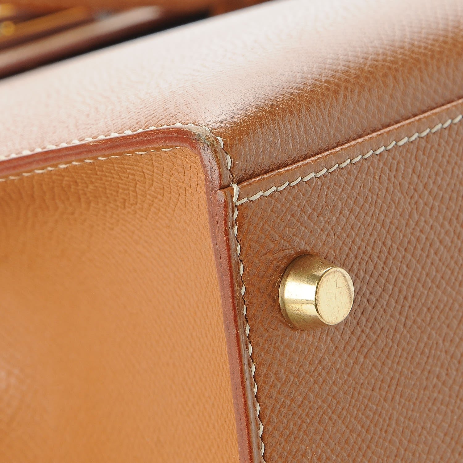 Hermes Courchevel Kelly Sellier 28 Gold 36 of 37