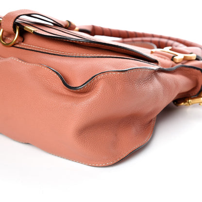 Chloe Calfskin Medium Marcie Satchel Coral 6 of 9